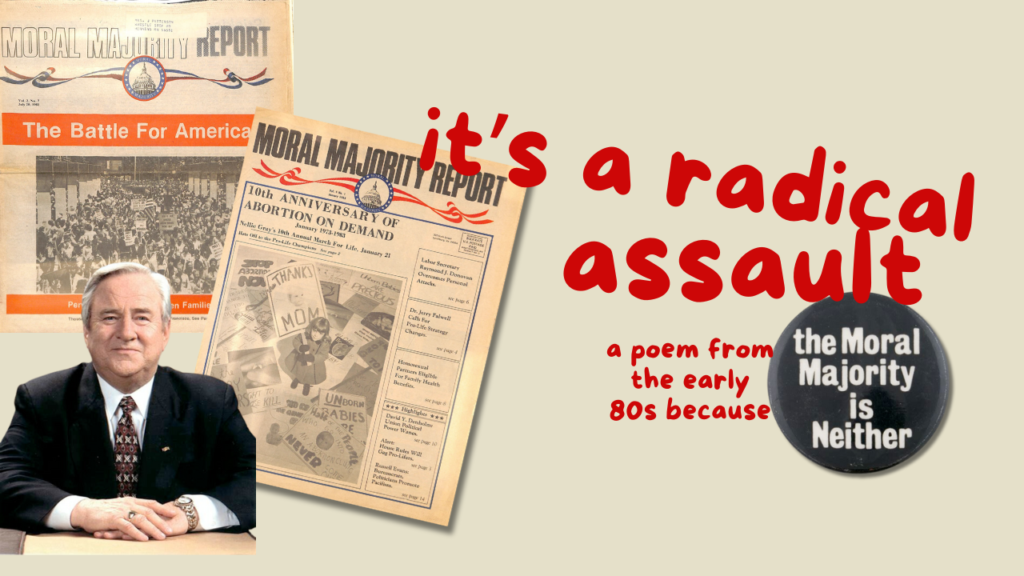 Featured image for It's a radical assault poem by Amy Adams