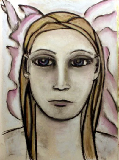 Pastel Drawing of Saint Michael © Amy Adams, aka Yami 2012